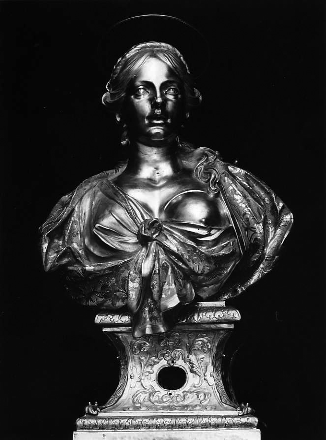 Sant'Agata (busto) di Bonacquisto Giovan Battista (sec. XVIII)