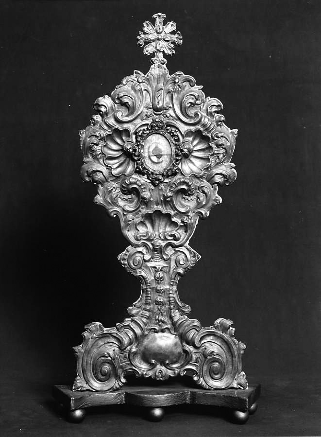 reliquiario-ostensorio - bottega romana (sec. XVIII)
