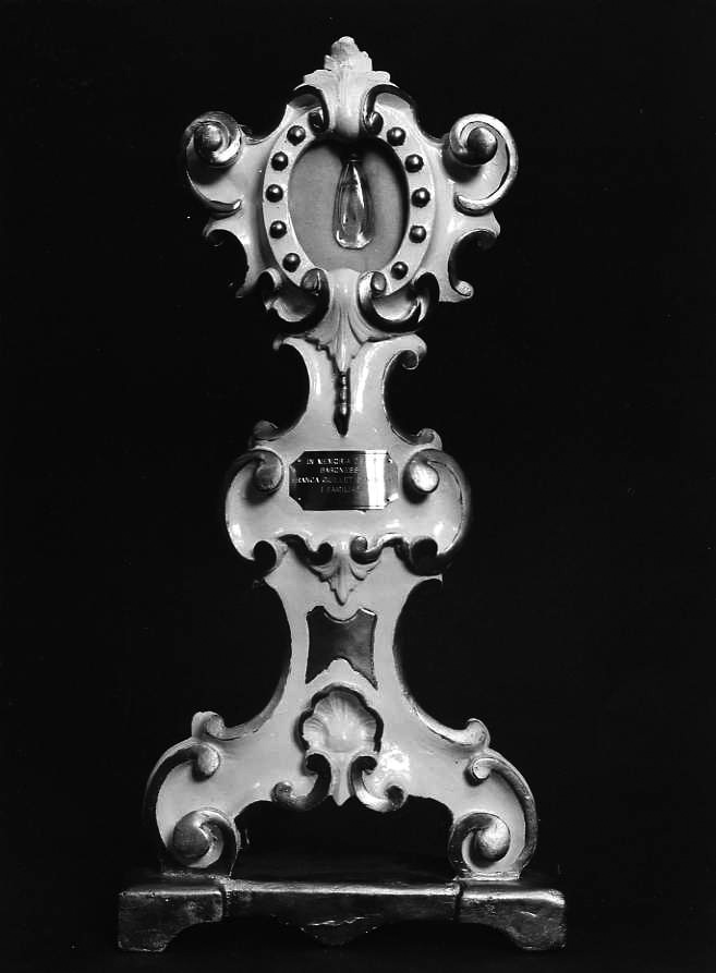 reliquiario-ostensorio, serie - bottega napoletana (sec. XVIII)