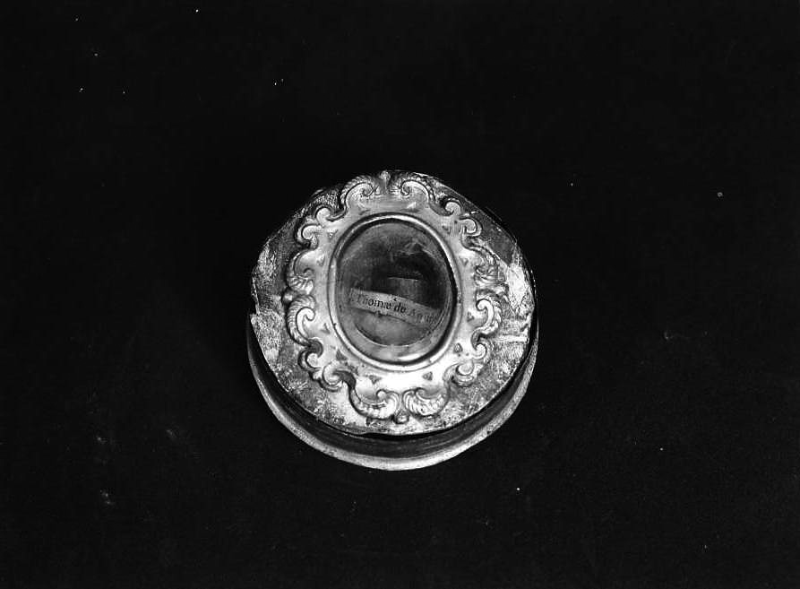 reliquiario a teca - bottega napoletana (secc. XVII/ XVIII)