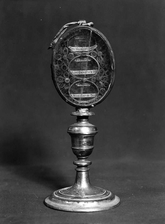 reliquiario-ostensorio - bottega napoletana (secc. XVII/ XVIII)