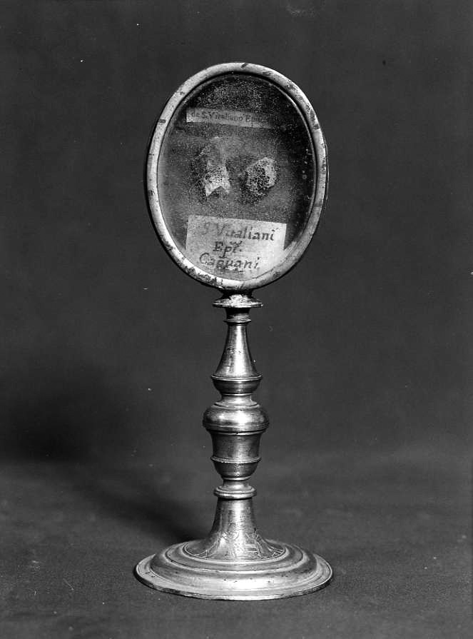 reliquiario-ostensorio - bottega napoletana (secc. XVII/ XVIII)