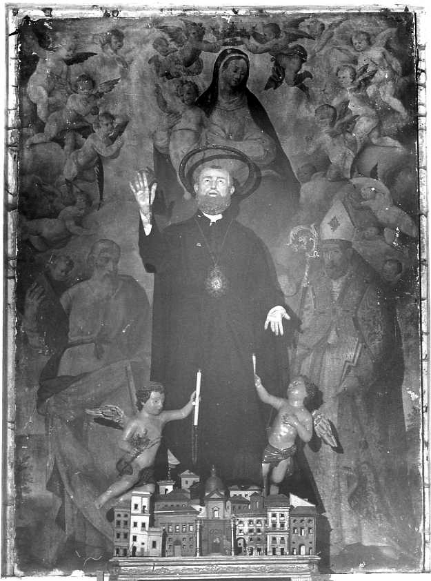 Madonna con Bambino e Santi (dipinto) - ambito napoletano (seconda metà sec. XVI)