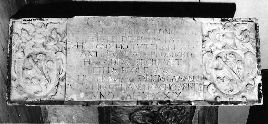 lastra - bottega napoletana (prima metà sec. XVII)