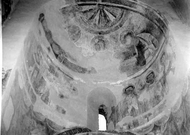 dipinto, frammento - ambito campano (seconda metà sec. XI)