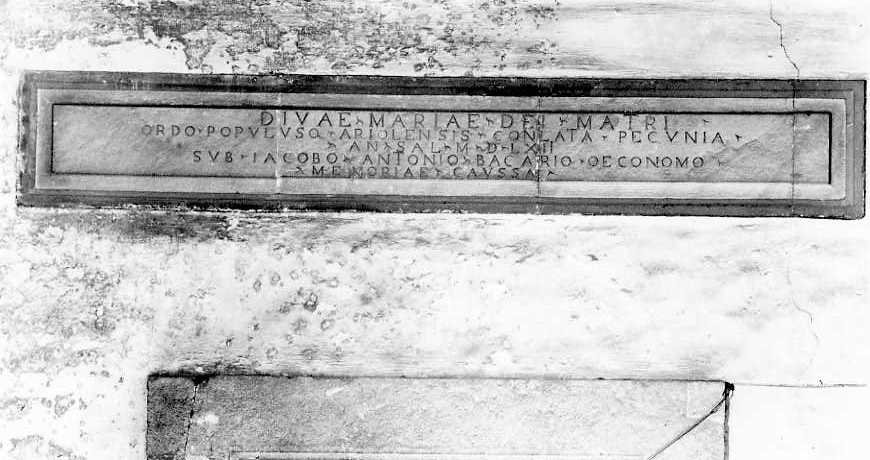 lapide - bottega campana (sec. XVI)