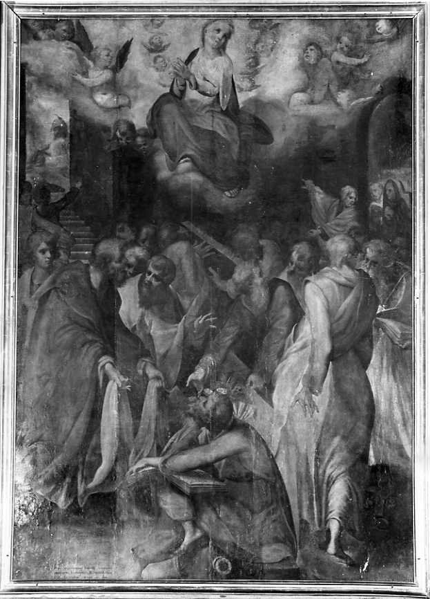 assunzione della Madonna (dipinto) di Curia Francesco (sec. XVII)