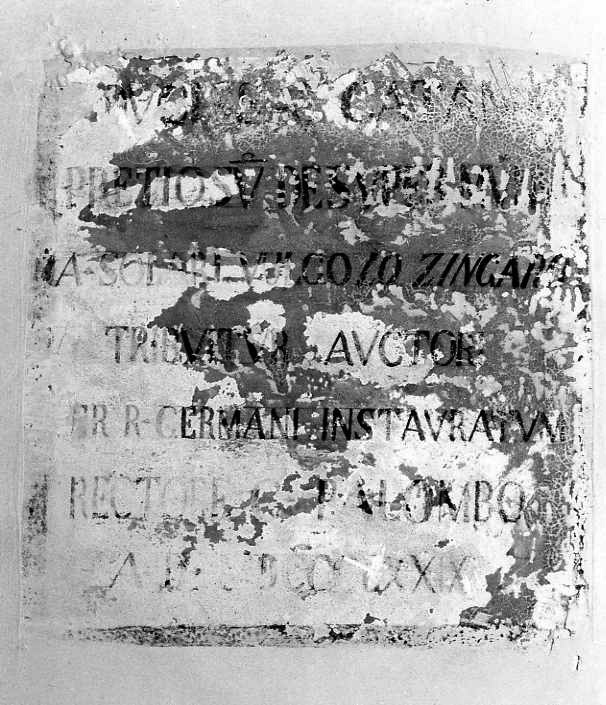 lapide - bottega campana (sec. XIX)