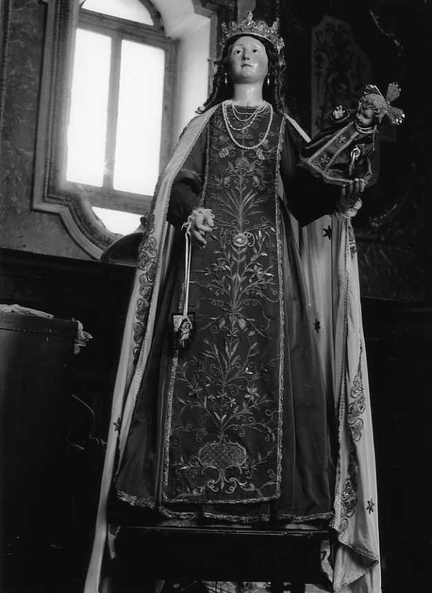 Madonna con Bambino (statua) - bottega campana (fine sec. XIX)