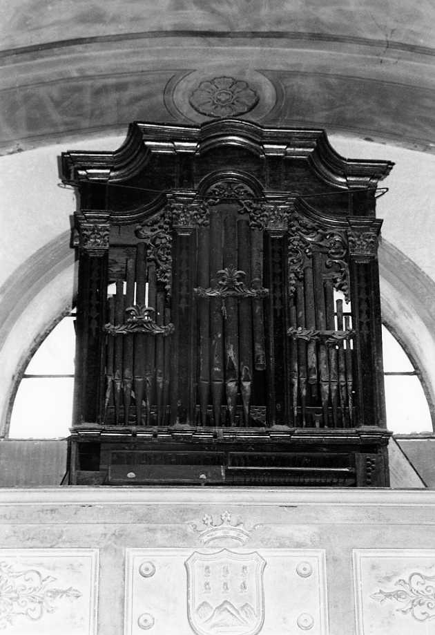 tribuna d'organo - bottega campana (sec. XVIII)