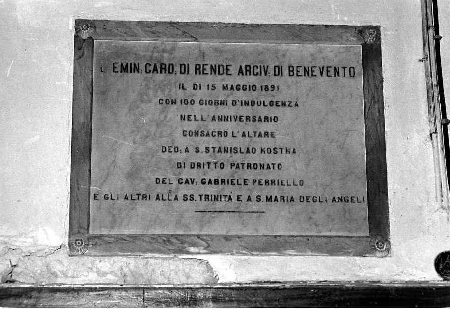 lapide - bottega campana (sec. XIX)