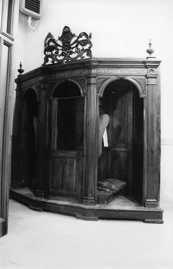 confessionale - bottega campana (prima metà sec. XVIII)