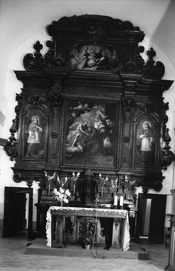 polittico - bottega campana (prima metà sec. XVII)