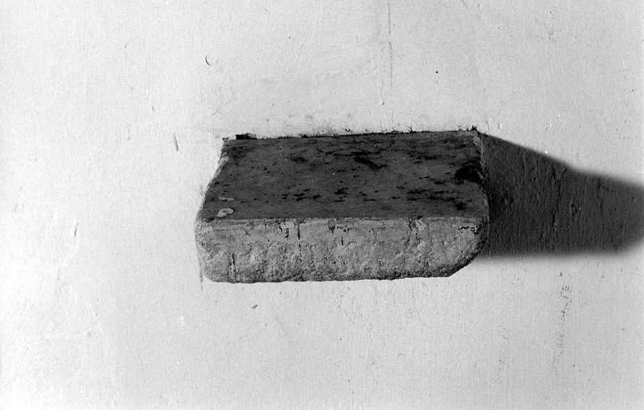 mensola - bottega campana (seconda metà sec. XVII)