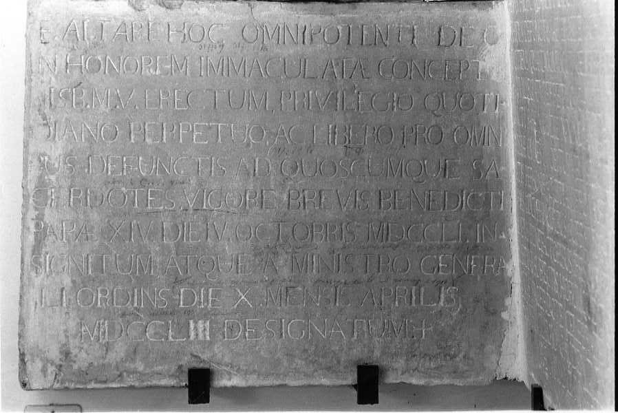 lapide - bottega campana (sec. XVIII)