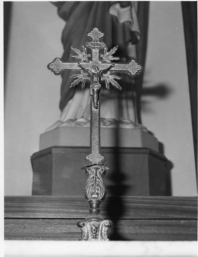 Cristo crocifisso (croce d'altare) - bottega campana (sec. XIX)