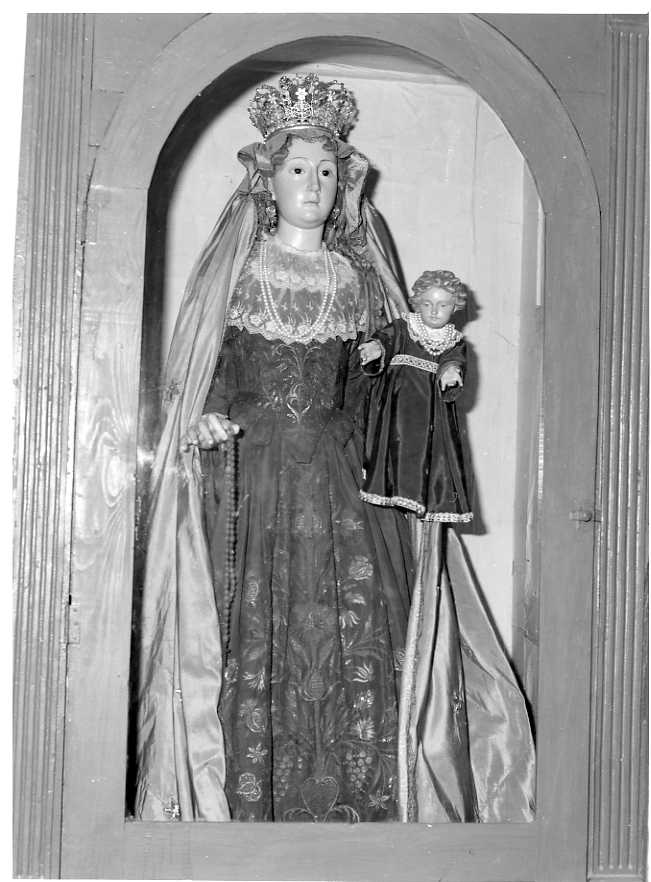 Madonna del Rosario (statua) - bottega campana (sec. XVIII)