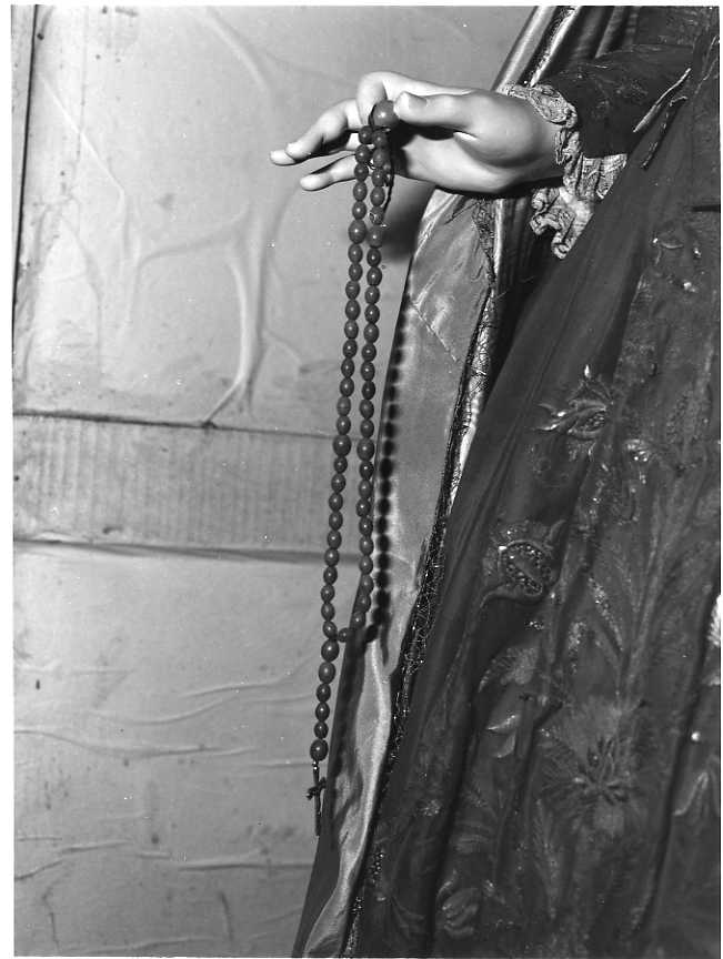 attributo iconografico di immagine sacra - bottega campana (sec. XIX)