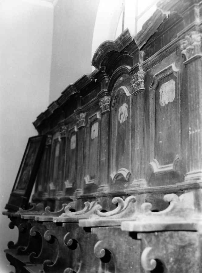 stalli del coro - bottega campana (sec. XVIII)