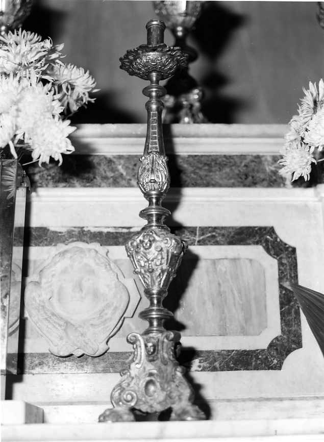 candeliere, serie - bottega campana (sec. XIX)