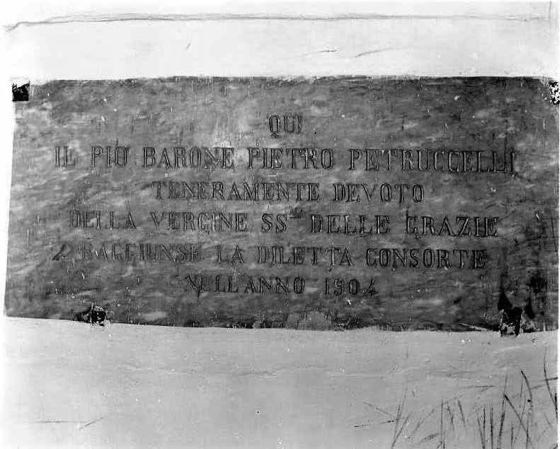 lapide - bottega campana (sec. XX)