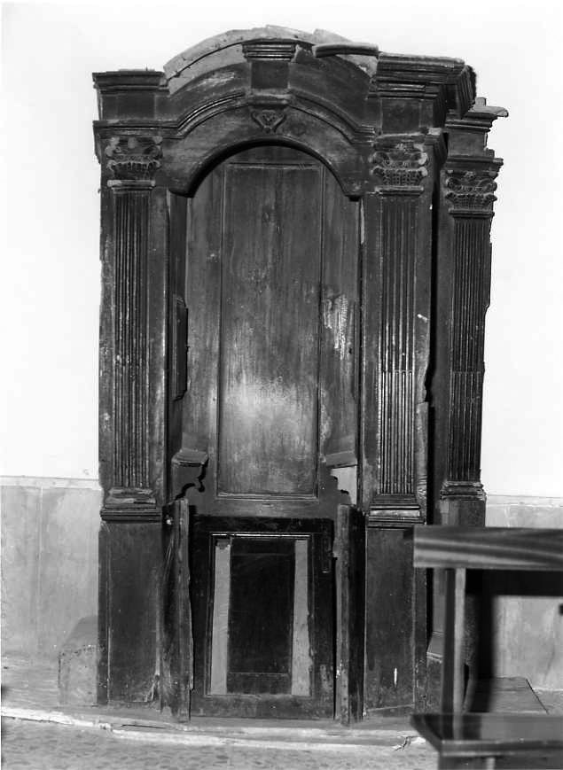 confessionale - bottega campana (sec. XIX)