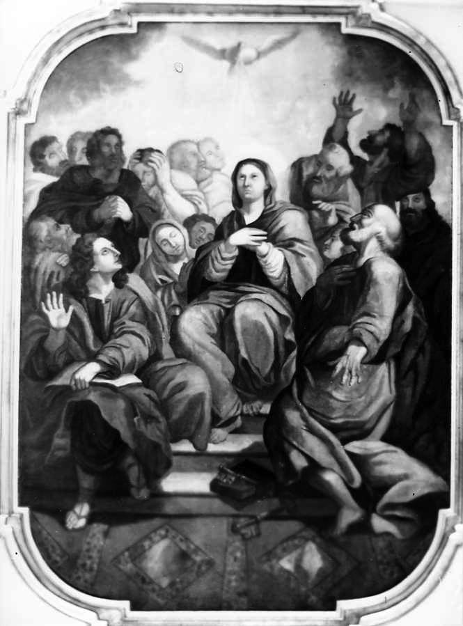 Madonna Regina degli apostoli (dipinto) di De Giudicis Benigno (attribuito) (sec. XIX)