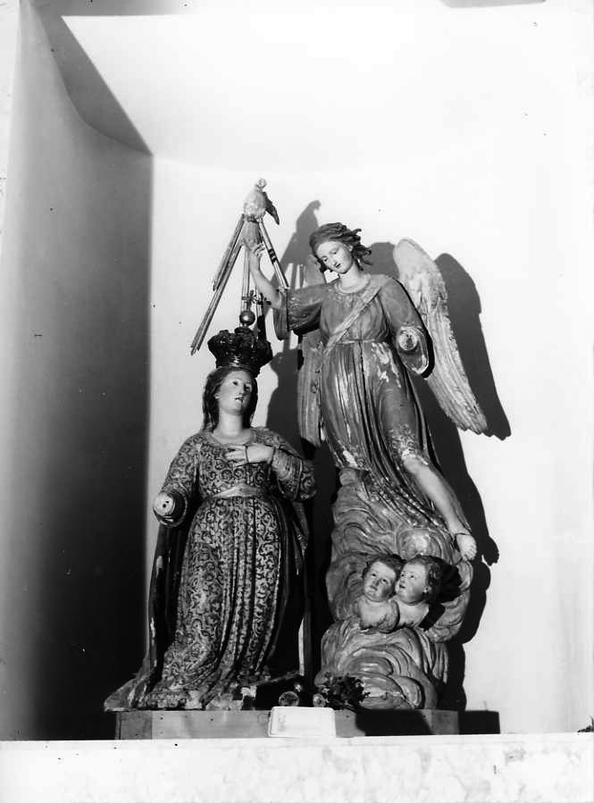 Annunciazione (gruppo scultoreo) - bottega campana (sec. XIX)