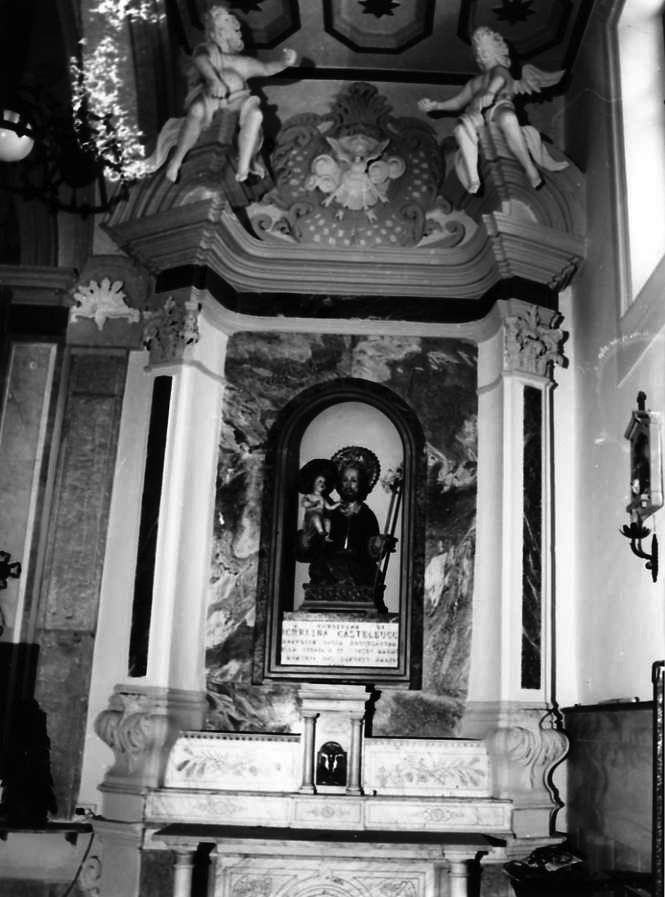 mostra architettonica d'altare - bottega campana (sec. XVIII)