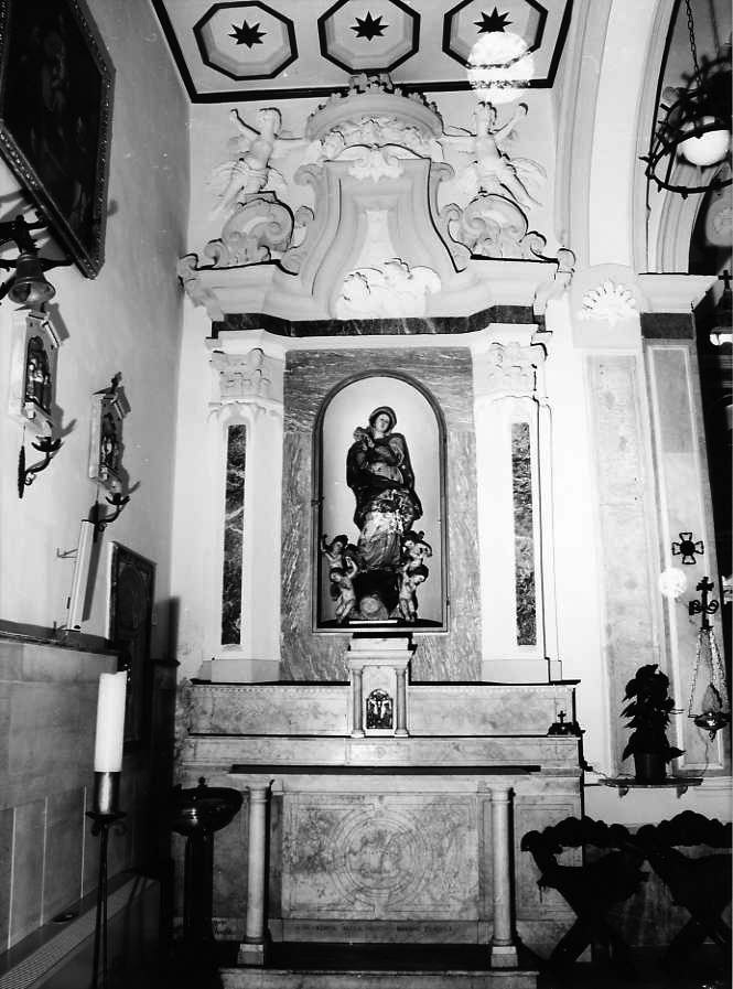 mostra architettonica d'altare - bottega campana (sec. XIX)