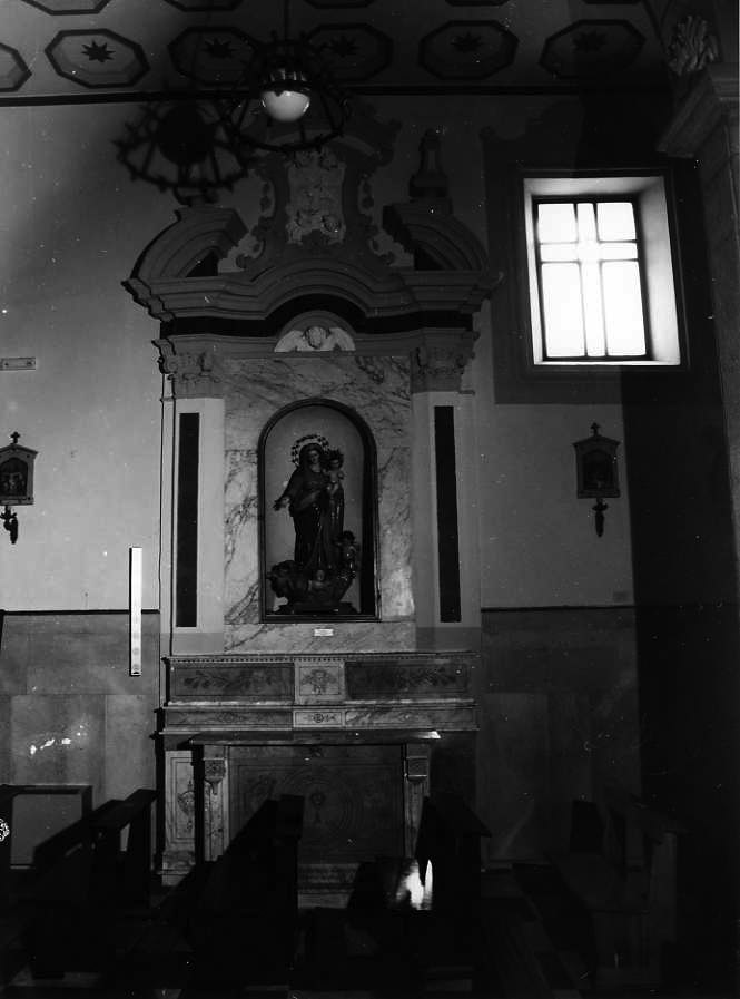 mostra architettonica d'altare - bottega campana (sec. XVIII)