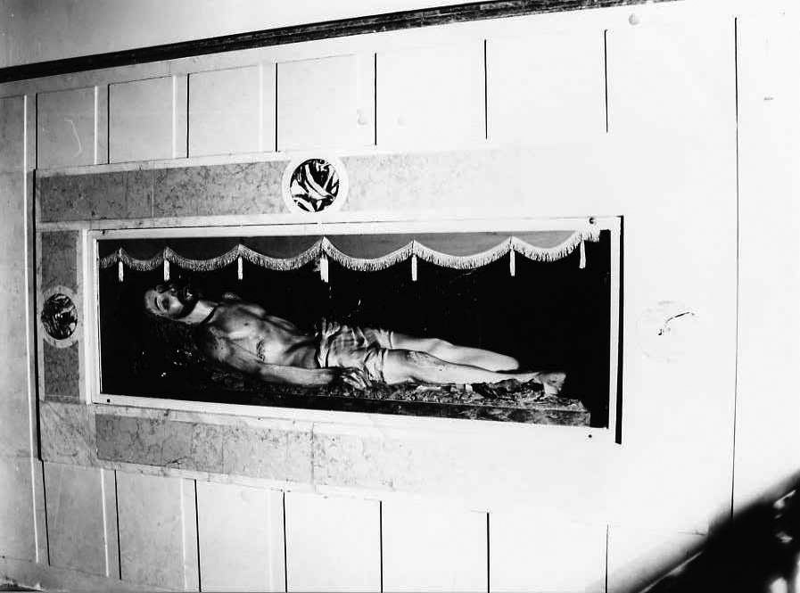 Cristo morto (scultura) - bottega campana (sec. XIX)