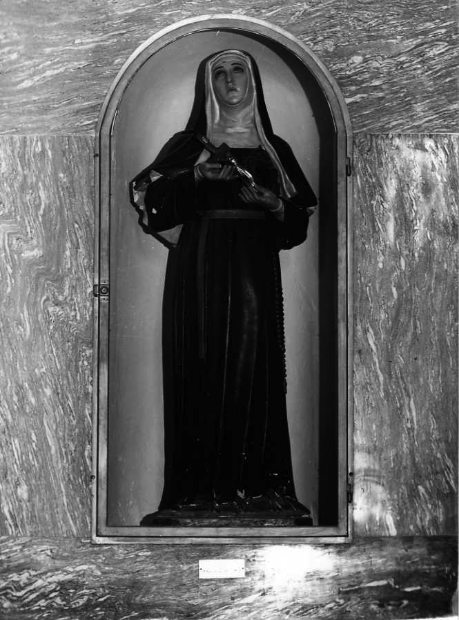 Santa Rita da Cascia (statua) - bottega campana (sec. XIX)