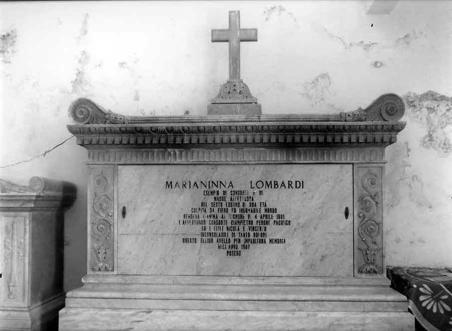 urna - a sarcofago - bottega campana (sec. XIX)