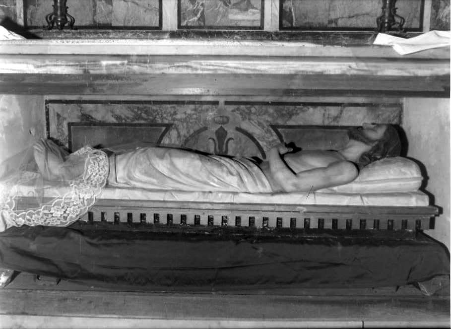Cristo morto (scultura) - bottega campana (sec. XIX)
