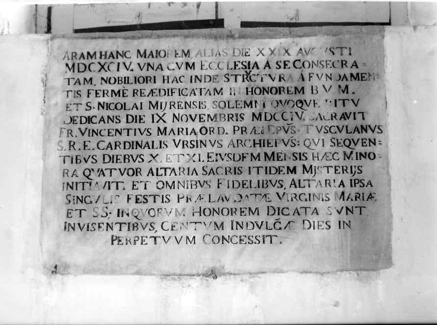 lapide - bottega campana (sec. XVIII)