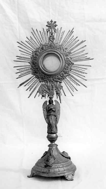 ostensorio - a raggiera - bottega campana (sec. XIX)