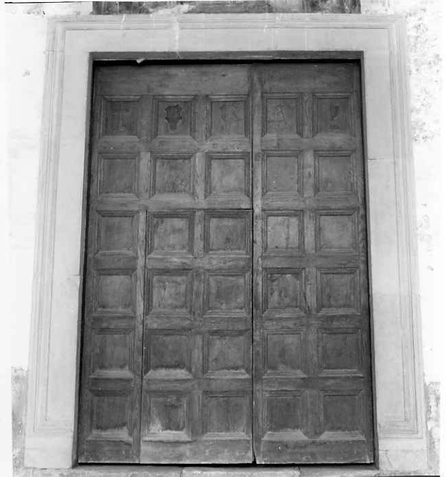 mostra di porta - bottega campana (sec. XV)