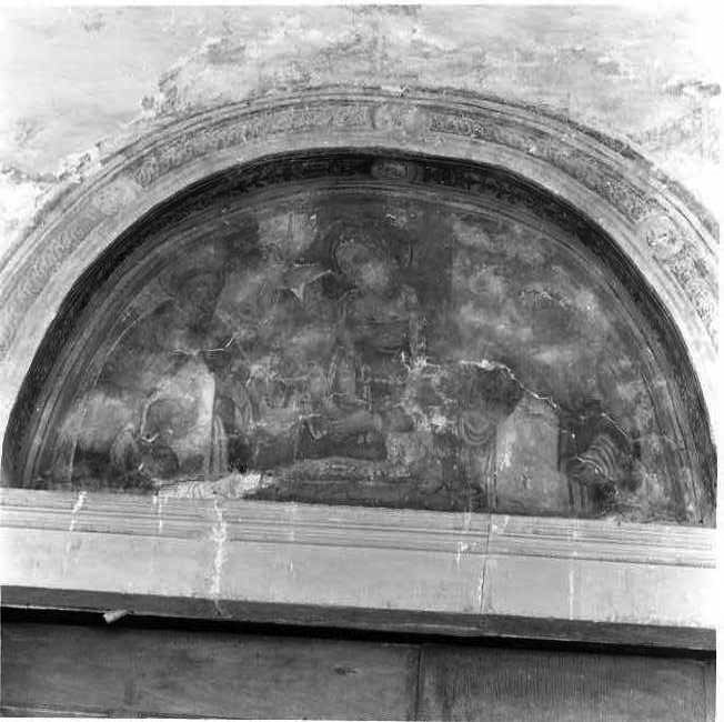 Madonna con Bambino e Santi (dipinto) - bottega campana (sec. XV)