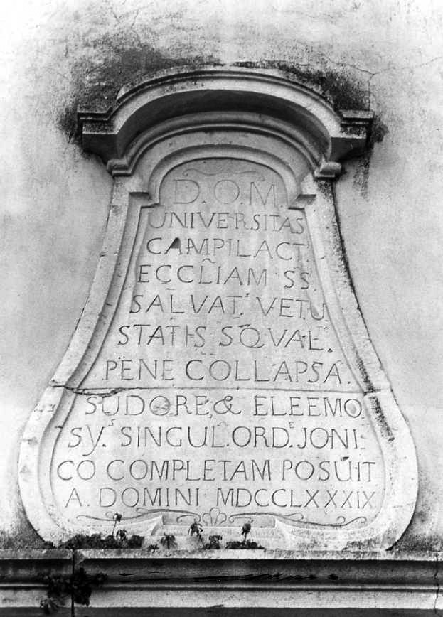 lapide - bottega campana (sec. XVIII)