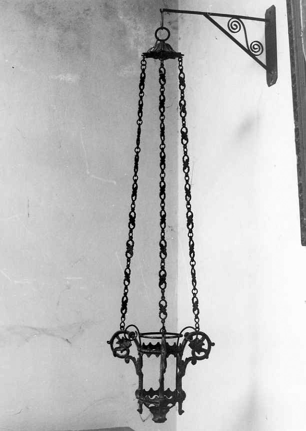 lampada pensile del SS. Sacramento - bottega napoletana (sec. XIX)