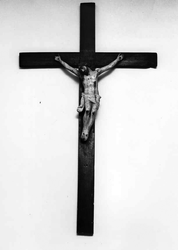 Cristo crocifisso (crocifisso) - bottega campana (sec. XIX)