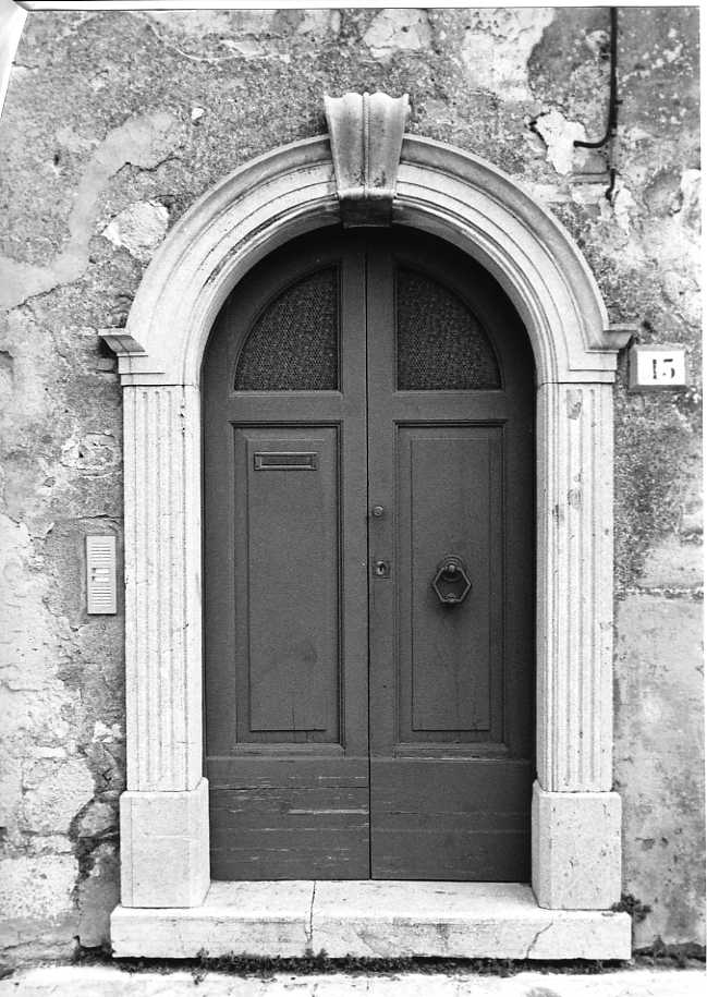 mostra di portale - bottega campana (sec. XIX)