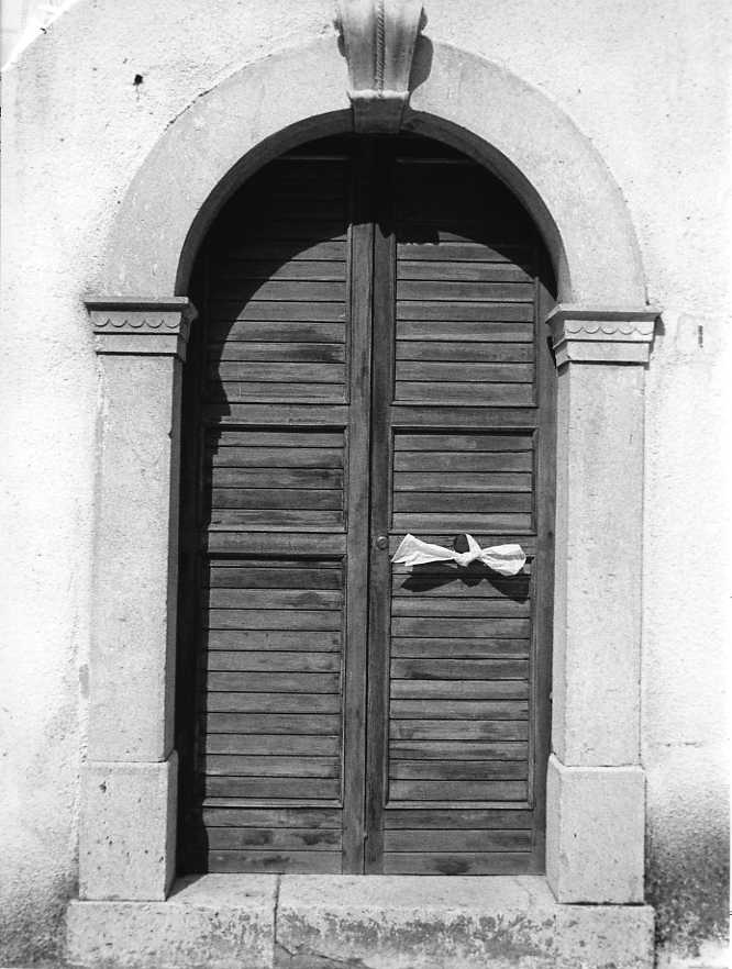 mostra di portale - bottega campana (seconda metà sec. XIX)