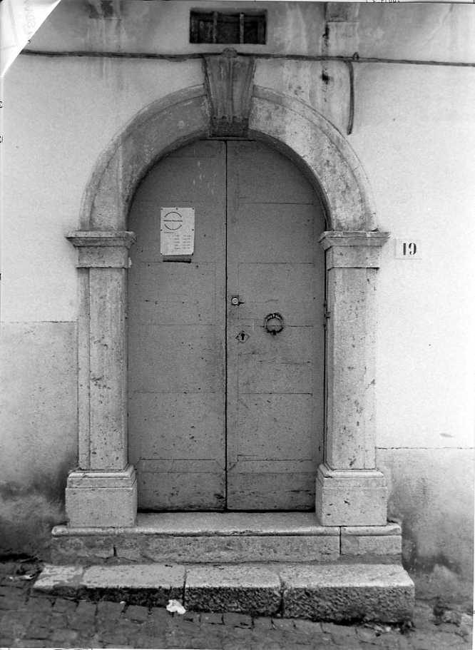 mostra di portale - bottega campana (sec. XIX)