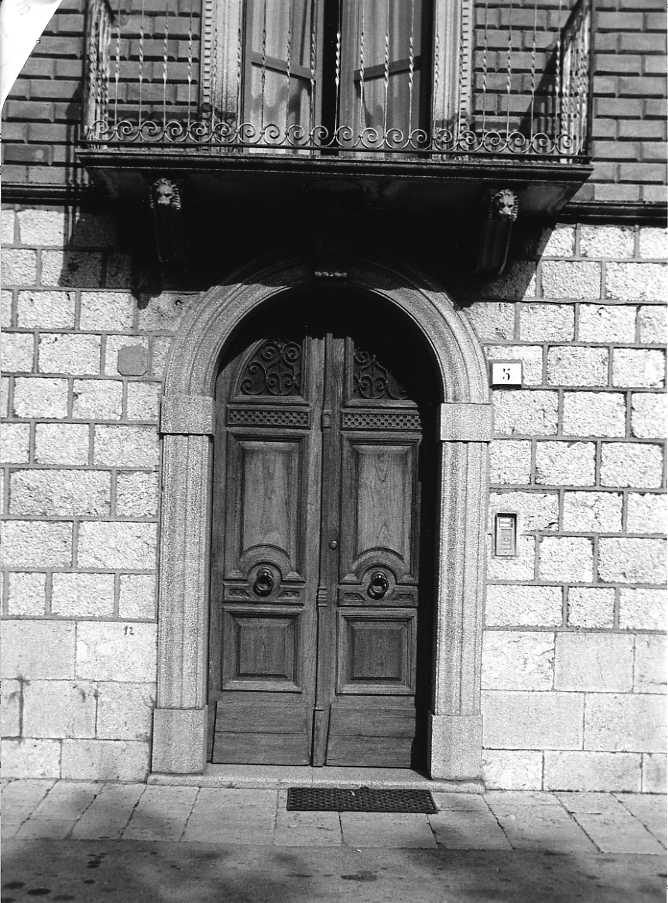 mostra di portale - bottega campana (inizio sec. XX)