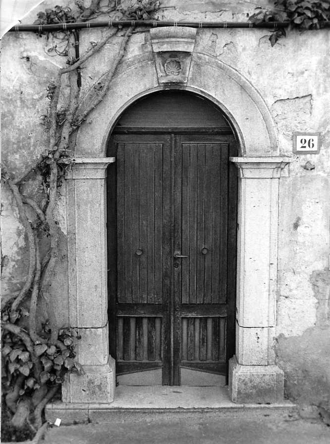 mostra di portale - bottega campana (sec. XIX)