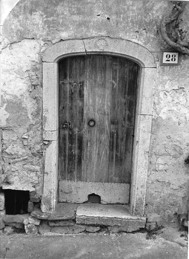 mostra di porta - bottega campana (sec. XIX)