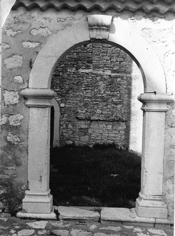 mostra di portale - bottega campana (fine/inizio secc. XVIII/ XIX)