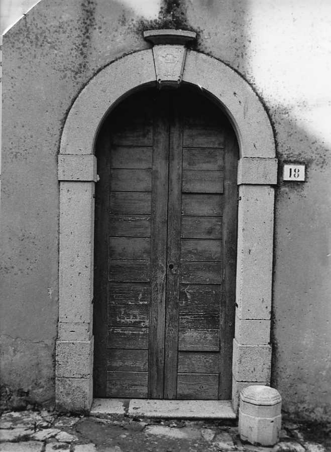 mostra di portale - bottega campana (sec. XIX)